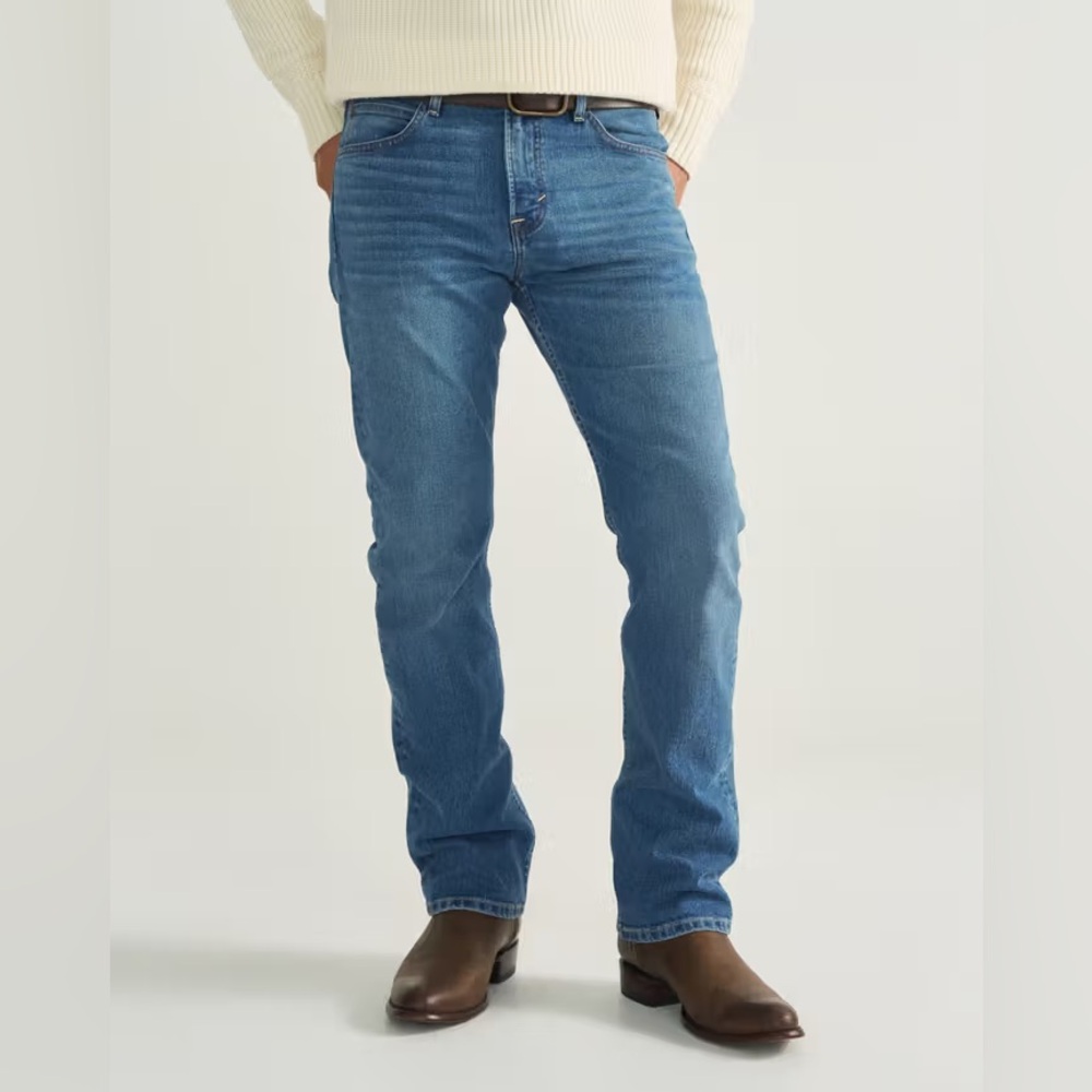 TECOVAS Men's Slim Straight Stretch Denim 34x34